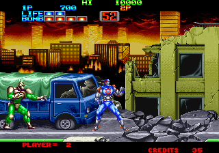 Eightman screenshot 6 for Neo Geo